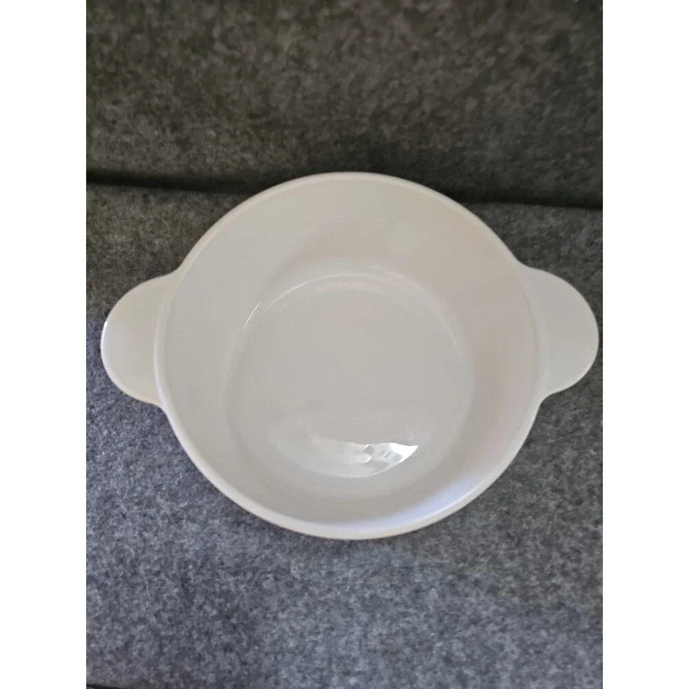 Vintage Corning 1156 Pyroceram 2.5 Quart White Versa Pot No Lid.